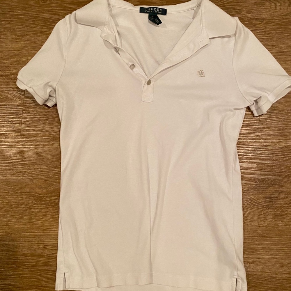 White Ralph Lauren polo